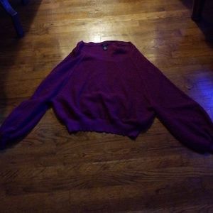 Purple sweater